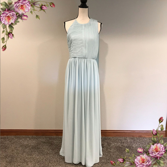 Halston Heritage Dresses & Skirts - MAKE AN OFFER;) Baby blue maxi formal dress.